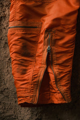 USAF 1960's Type CWU-1/P Orange Flight Suit Coveralls Made in USA US Air Force crew cold weather overalls