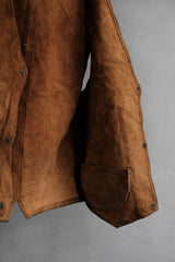 Vintage Suede Leather Waistcoat Vest 古著麂皮馬甲背心