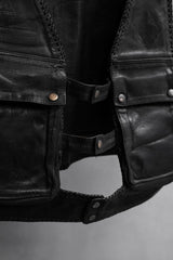 Bad Company Vintage Leather Work Vest 古著皮革工裝背心