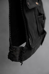 Bad Company Vintage Leather Work Vest 古著皮革工裝背心