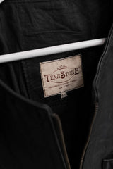 Texr Store Vintage Leather Zip Vest Made in Italy 古著拉鏈皮衣背心 義大利製