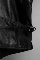 ATELIER Vintage Leather Zip Vest 古著拉鏈皮衣背心