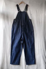 TUKI #0054 TYPE2 Indigo Denim Overalls Japanese designer brand original color denim overalls