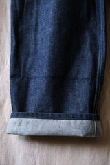 TUKI #0054 TYPE2 Indigo Denim Overalls Japanese designer brand original color denim overalls