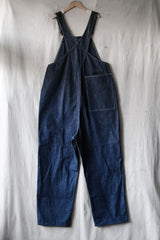 TUKI #0054 TYPE2 Indigo Denim Overalls Japanese designer brand original color denim overalls