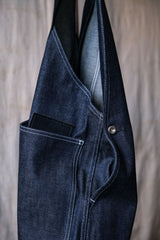 TUKI #0054 TYPE2 Indigo Denim Overalls Japanese designer brand original color denim overalls