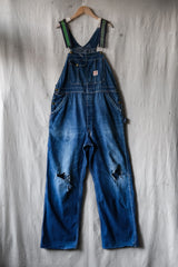 1940~50's "TEST" Vintage Denim Overalls Original Vintage Denim Overalls