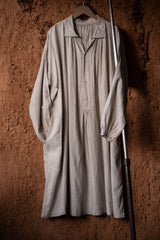 French 1900's Antique White Linen Painter Biaude