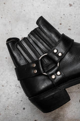 Northbrook Leather Short Cowboy Boots 皮帶裝飾短牛仔靴