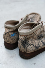 CLARKS Spider Web Wallabee 克拉克 蜘蛛網印花袋鼠鞋