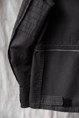 Undercover 11S/S Military Field Jacket Takahashi Shield zipper military jacket with wire on the hood