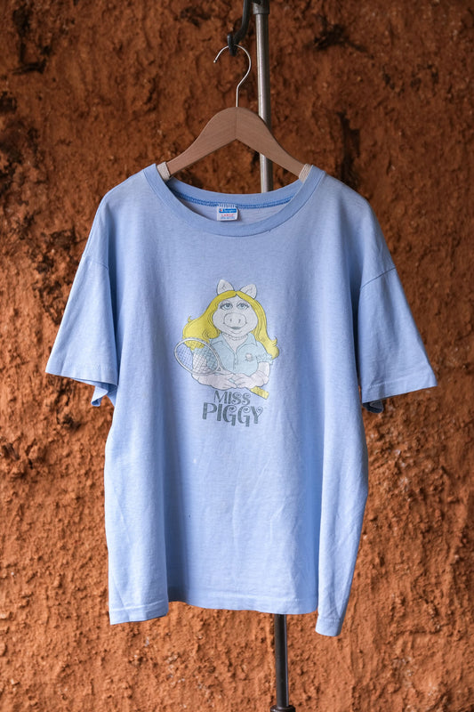 1970年代ヴィンテージチャンピオンミスピギーTシャツ米国製シングルステッチ