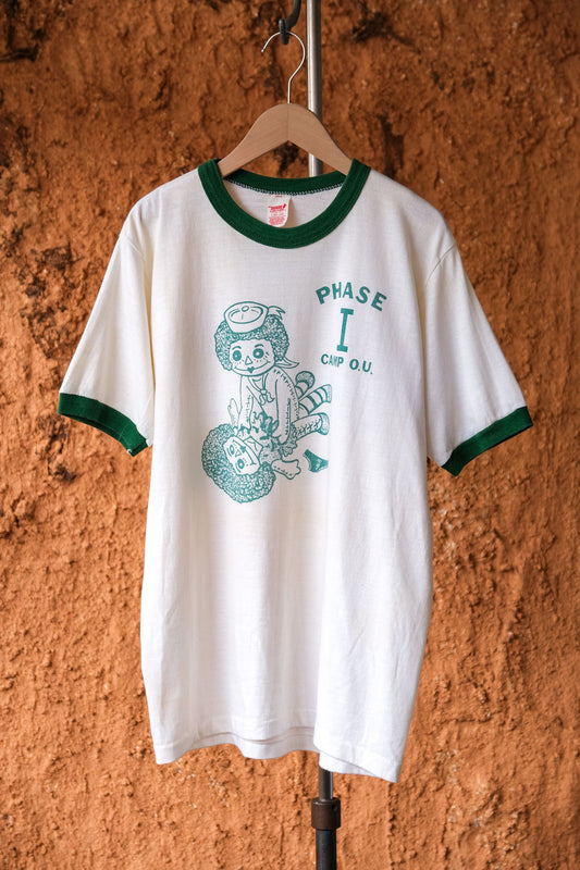1980’s Vintage Annabelle Doll Ringer Tee 古著 安娜貝爾娃娃 滾邊T