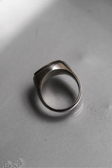 Antique Celluloid Litho Golfer Sterling Silver 925 Ring 古董赛璐珞平印高爾夫圖案純銀戒