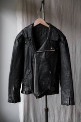 Vintage Hand-Painted "METALLICA Damaged Justice 1988~89" Leather Motorcycle Jacket