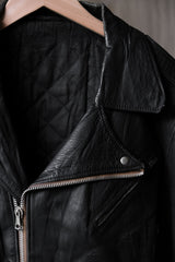 Vintage Hand-Painted "METALLICA Damaged Justice 1988~89" Leather Motorcycle Jacket