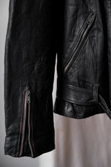 Vintage Hand-Painted "METALLICA Damaged Justice 1988~89" Leather Motorcycle Jacket