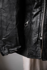 1980's "Brooks" Leather Biker Jacket Made in USA Talon Zipper 80s vintage zipper rider leather jacket
