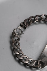 1940's WWII USMC Name Tag Sterling Silver ID Bracelet 二戰美國海軍陸戰隊純銀名牌識別手鍊