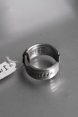 JAPAN Morinaga C.1950~1960’s Stainless Souvenir Spoon Ring 日本製森永不鏽鋼湯匙手工戒指