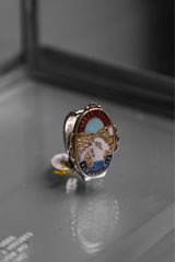 AUSTRALIA (KURANDA) C.1950~1970’s Stainless Souvenir Spoon Ring 澳洲鍍銀湯匙手工戒指