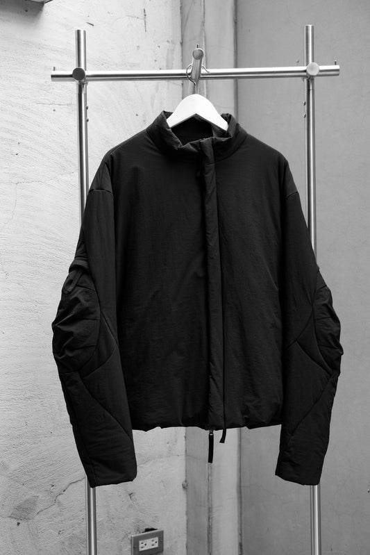 ATTEMPT 23AW Asymmetric Zip Puffer Jacket 中國設計師品牌 前後拉鏈開合立領鋪棉外套