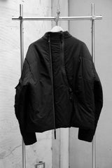 ATTEMPT 23AW Asymmetric Zip Puffer Jacket 中國設計師品牌 前後拉鏈開合立領鋪棉外套