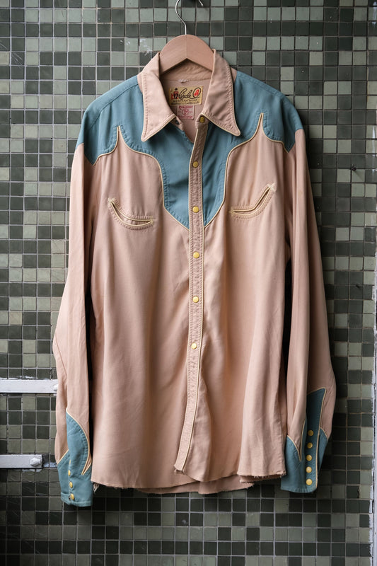 1940’s “Circle A” 2-Tone Western Shirt 40年代古著西部襯衫