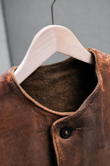 U.S.ARMY 1910’s WWI Jerkin Leather Vest 美軍一戰公發皮革背心