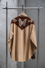 Gruber & Rosen 1940’s 2-Tone Embroidered Western Shirt 古著蝴蝶刺繡西部襯衫