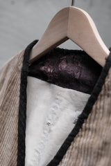 Vintage French Corduroy Moleskin Gilet Jacket