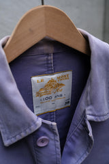 Le Mont St Michel Moleskin Work Jacket 現代品 紫藍色鼴鼠皮工裝外套