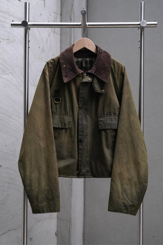Barbour 1990’s A130 Spey Waxed Jacket 古著油蠟布短板釣魚夾克