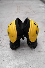 Kapital Rain Smiley Knee Pads with Hirata Kazuhiro's Smiley Face Logo