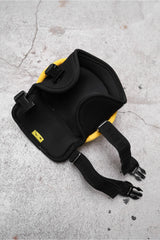 Kapital Rain Smiley Knee Pads with Hirata Kazuhiro's Smiley Face Logo