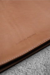 Hender Scheme Leather Zip File - Japanese handcrafted leather brand, leather document case and clutch.