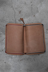 Hender Scheme Leather Zip File - Japanese handcrafted leather brand, leather document case and clutch.