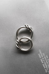 Thick knot sterling silver 999 ring