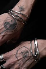 thin Single knot sterling silver 999 bracelet