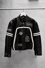 Redskins Vintage Leather Racing Jacket 復古賽車皮衣夾克