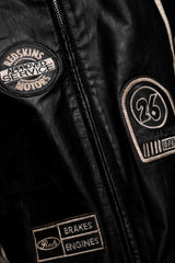 Redskins Vintage Leather Racing Jacket 復古賽車皮衣夾克