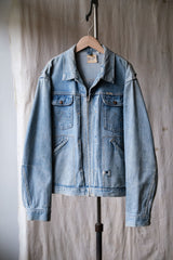 Wrangler blue bell 1960's 24MJZ Denim Jacket CONMAR Zip 60s vintage blue denim zipper jacket made in the United States
