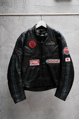 UNIVERSAL MOTO Vintage Leather Racing Jacket 復古賽車皮衣夾克