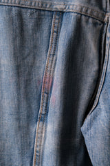 Wrangler blue bell 1960's 24MJZ Denim Jacket CONMAR Zip 60s vintage blue denim zipper jacket made in the United States