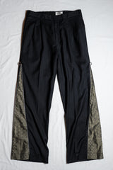 (I) Ban Restructure Zipper Suit Pants Ban Restructure series wide-leg zipper suit pants