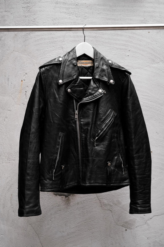 Harley Davidson 1960's Vintage Leather Biker Jacket 哈雷·戴維森 古著騎士皮衣夾克 serval/talon zipper / Cal Leather