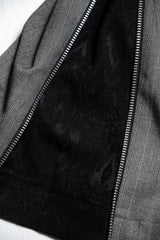 (J) Ban Restructure Zipper Suit Pants wide-leg zipper suit pants