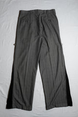 (J) Ban Restructure Zipper Suit Pants wide-leg zipper suit pants