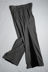 (J) Ban Restructure Zipper Suit Pants wide-leg zipper suit pants