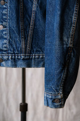 Levi's 1970's 70505 Big E Type III Denim Trucker Jacket Blanket Lined 70s vintage denim jacket American made blanket lining